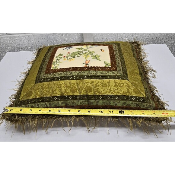 Pillows Embroidered Bee Ant  Frog Butterfly Dragonfly Snail Ladybug Moth Vintage - Picture 12 of 12